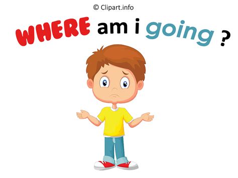 Where Am I Going Clipart Png Transparent