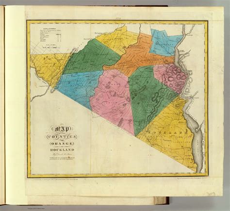 Orange Rockland Counties David Rumsey Historical Map Collection