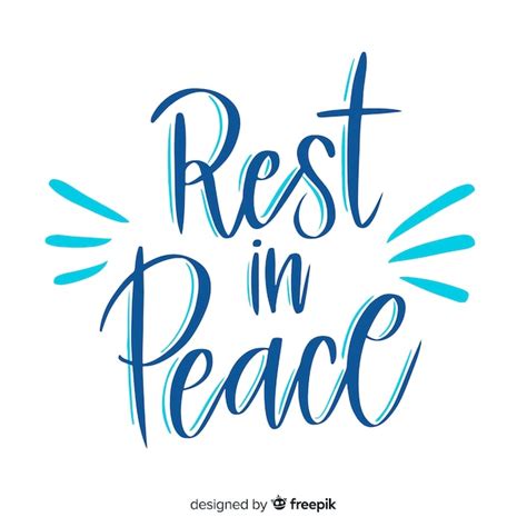 Free Vector | Rest in peace