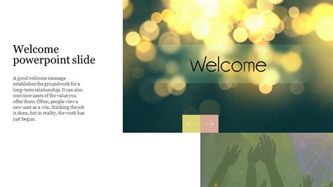 Editable Welcome Powerpoint Slide Template Presentation