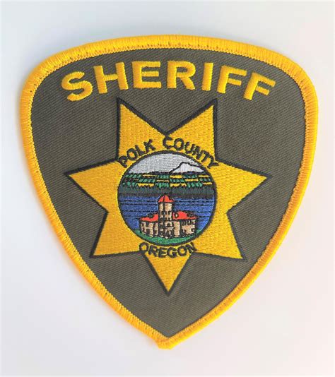 Polk County Sheriffs Office Collectible Patch Oregon State Sheriffs