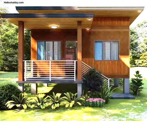 50 Sqm Elevated Bahay Kubo With 2 Bedrooms Interior