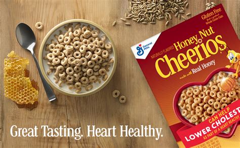Amazon Com Honey Nut Cheerios Heart Healthy Cereal Gluten Free Cereal