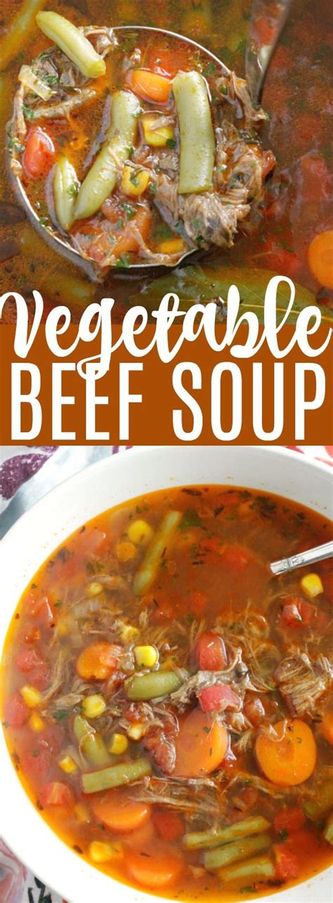 A way to use up some vegetable leftovers. Beef Vegetable Soup | Foodtastic Mom | Beef soup recipes ...
