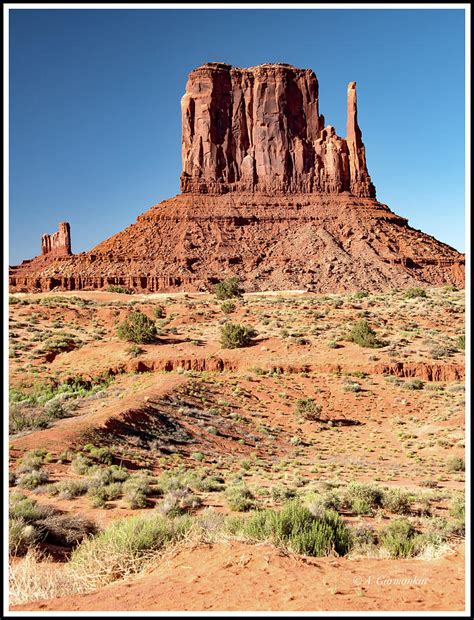 Butte And Valley Floor Monument Valley Navajo Tribal Park Photograph