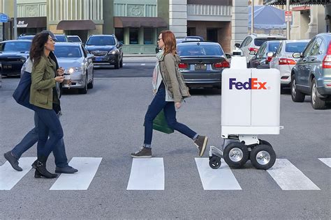 Fedex Autonomous Delivery Bot Will Make Same Day Door To Door Delivery