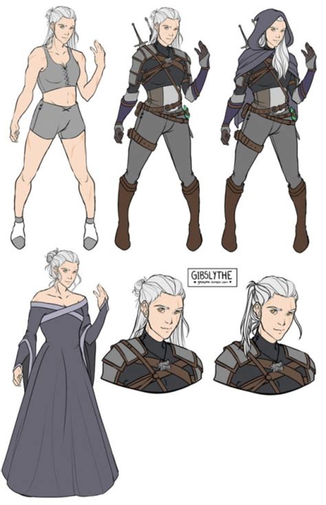 The Witcher 10 Awesome Pieces Of Genderbend Fan Art