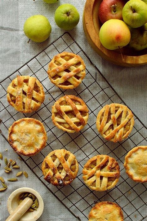 Mini Apple Hand Pies Baked In A Muffin Tin Spiced With Cardamom And Cinnamon Apple Hand Pies