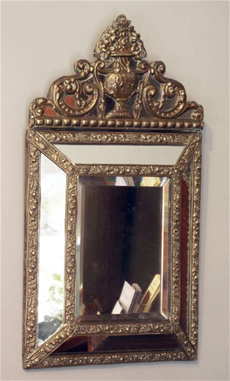 Pair Of Small Antique Wall Mirrors Pair Of Dutch Mirrors Pair Of