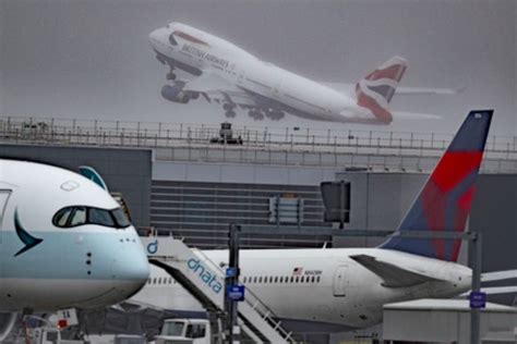 Boeing 747 Bas Queen Of The Skies Depart From Heathrow In Final