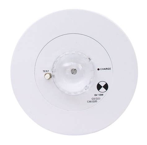 Avoid recessed lighting fixtures placed too close together or in rows down the center of the room. Recessed emergency light - Clipsal - round / LED