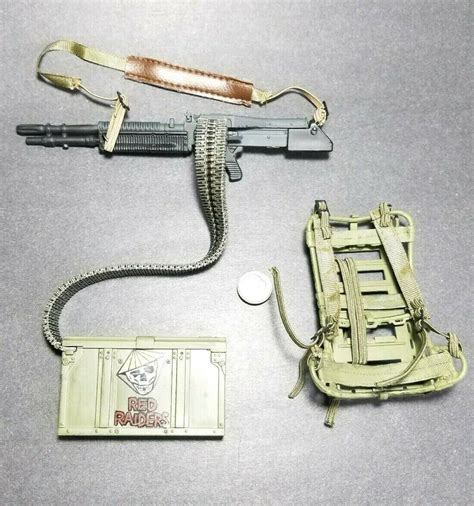16 Vietnam Seal M60 Machine Gun W Belt Fed Backpack 12 Gi Joe Dragon