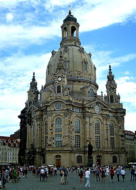 Frauenkirche landmark in dresden free image