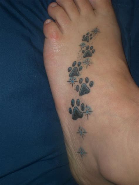 Dog Paw Print Tattoos Designs Ideas And Meaning Tattoos For You