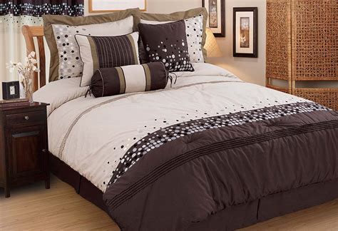 United Linens Elizabeth Brown 4 Piece Comforter Set King