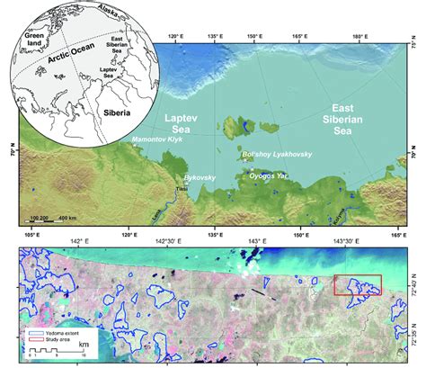 Overview Map Of The Laptev And East Siberian Seas Region Top And