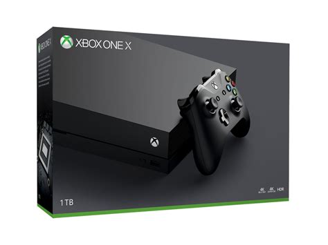 Microsoft Xbox One X 1tb Disc Edition Console Black Pre Owned With