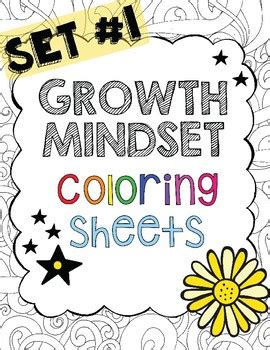 Growth Mindset Coloring Sheets Shefalitayal