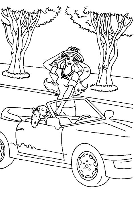Download and print your favorite activities to enjoy at home! BARBIE COLORING PAGES: BARBIE SPORTS CAR COLORING PAGE ...