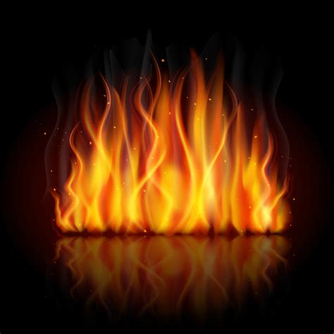 Burning Flame Background 455191 Vector Art At Vecteezy