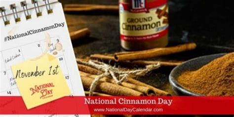 Media Alert New Day Proclamation National Cinnamon Day November 1