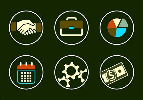 Vector Collection Of Business Icons Download Free Vector Art Stock
