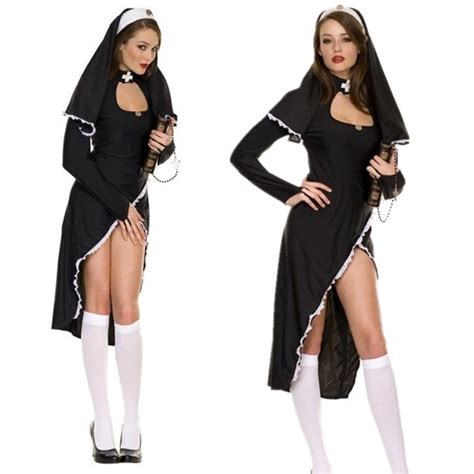 Popular Sexy Nun Costumes Buy Cheap Sexy Nun Costumes Lots From China