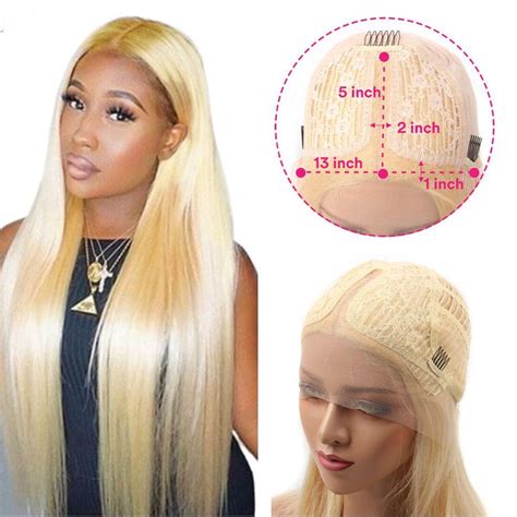 T Part Hd Lace Frontal Wigs 150 Density Virgin Hair 613 Straight