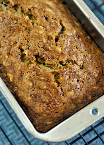 I usually use loaf pans but dh made this latest batch and used a bundt pan. Zucchini Nut Bread | Taste As You Go