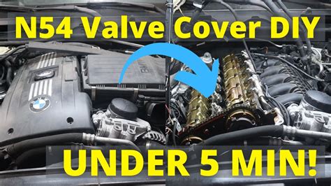 How To Change N54 Valve Cover Gasket In Under 5 Minutes Youtube