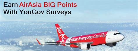 Air asia is claiming to award big points(frequent flyer type points) when booking through the booking.com website, but as i learnt. YouGov | Earn BIG Points with AirAsia and YouGov