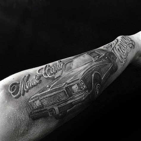 This chevy bow tie tattoo is a unique alternative to the typical flowers and tribal designs normally seen on the lower back. 60 Chevy Tattoos For Men - Cool Chevrolet Design Ideas