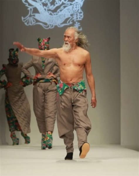 Age No Barrier To Chinas Hottest Grandpa Hot Grandpa China Fashion Week China Fashion