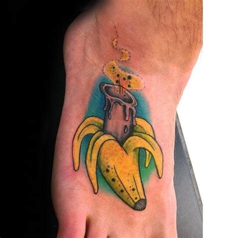 40 Banana Tattoo Designs For Men Fruit Ink Ideas