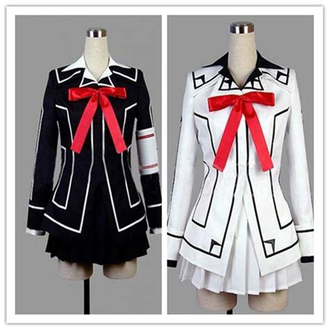 Vampire Knight Yuuki Cross Cosplay Costume Yuki Kuran Black And White