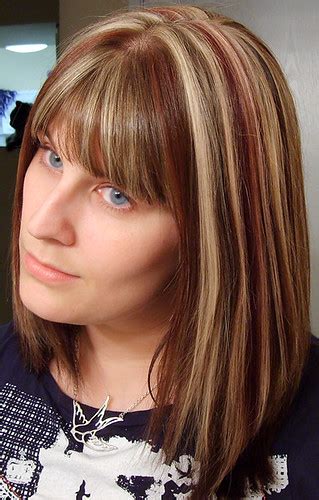 You can choose darker hues such as burgundy flaming red and cherry. Markka Hurley Heuthen blog: multi colored highlights in ...