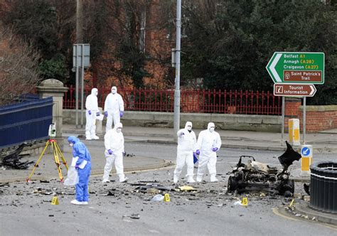Ira Car Bomb Damages N Ireland Courthouse