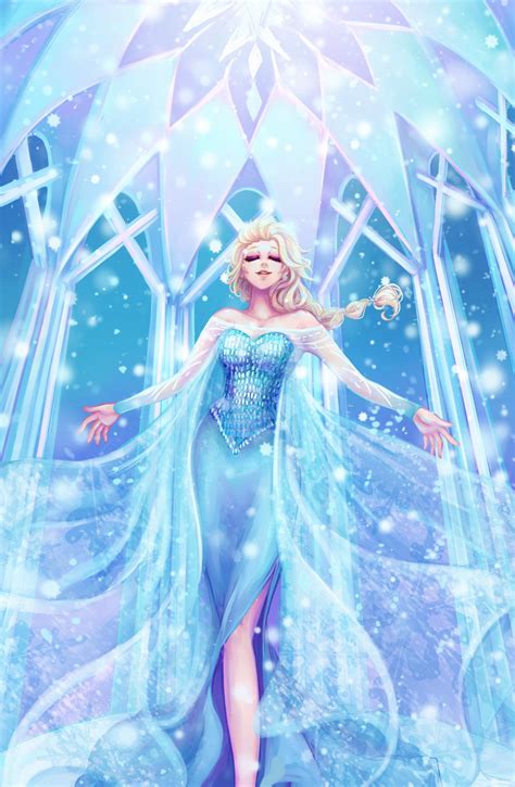 Princess Elsa Cartoon Frozen Movie Fan Art Wallpapers Hd Desktop