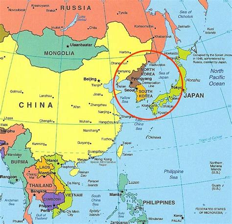 Lista Imagen Mapa Corea Del Norte Y Corea Del Sur El Ltimo