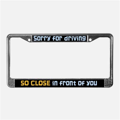Funny Licence Plate Frames Funny License Plate Covers Cafepress