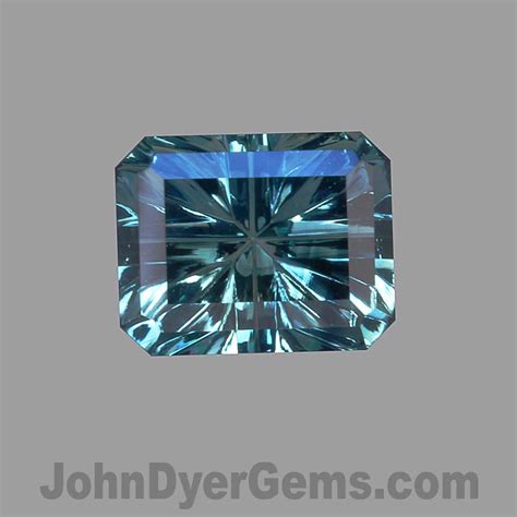 Teal Australian Sapphire Starbrite™ Cut 082 Carats John Dyer Gems