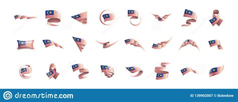 Qr code set the color of malaysian flag. Malaysia Flag, Vector Illustration On A White Background ...