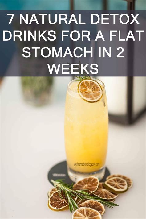7 Natural Detox Drinks For A Flat Stomach In 2 Weeks