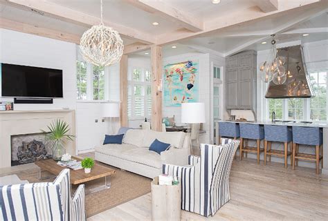 Beach House With Transitional Coastal Interiors Home Bunch Interior