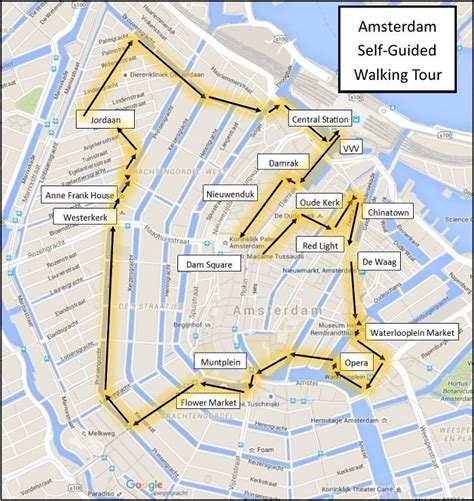 Amsterdam Attractions Map Free Pdf Tourist Map Of Amsterdam