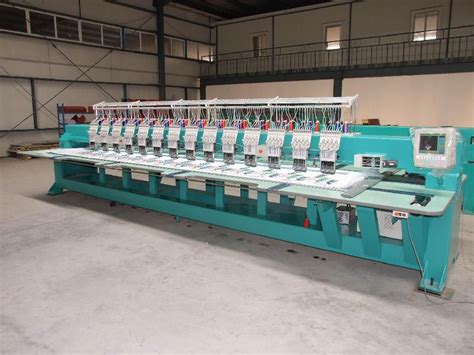 Flat Computerized Embroidery Machine 4 To 30 Heads Original China