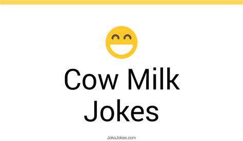 2 cow milk jokes and funny puns jokojokes