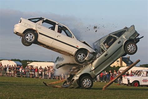 Car Crashes Scott May S Daredevil Stunt Show