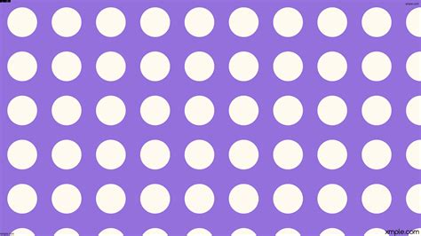Wallpaper Purple White Dots Polka Spots 9370db Fffaf0 60° 135px 202px