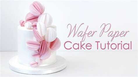 Wafer Paper Rice Paper Cake Decorating Tutorial D Balls Spheres